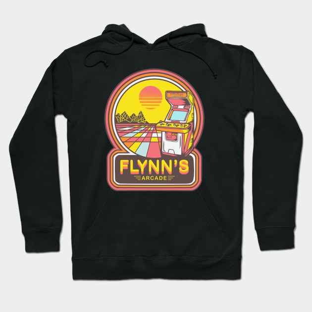 Flynns arcade retro Hoodie by Utopia Art & Illustration